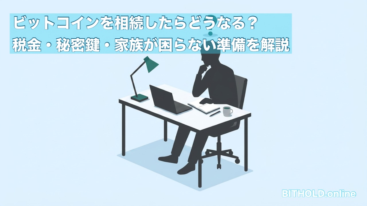 ビットコインを相続したらどうなる？税金・秘密鍵・家族が困らない準備を解説